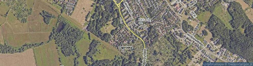 Zdjęcie satelitarne Bohaterów Września 1939 r. ul.